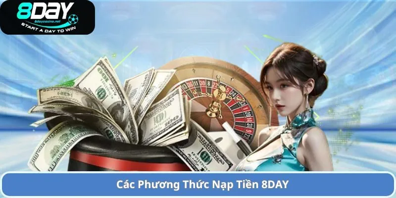 Hướng Dẫn Nạp Tiền 8DAY An Toàn và Nhanh Chóng 1 Các Phương Thức Nạp Tiền 8DAY